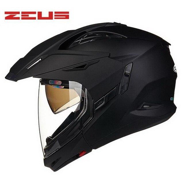 MŨ 3/4 ZEUS 613B ĐEN NHÁM GẮN CẰM
