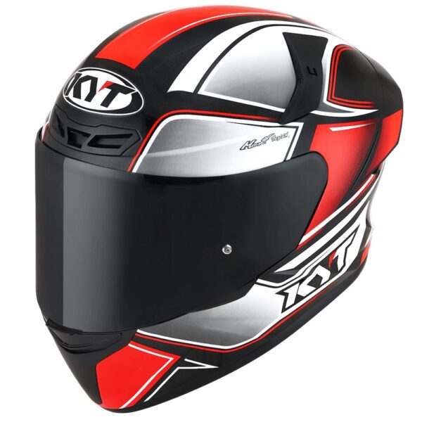 Nón KYT TT-Course Đỏ xám
