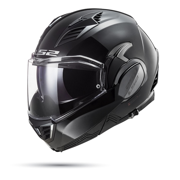 Nón LS2 FF900 Lật Hàm Đen Bóng