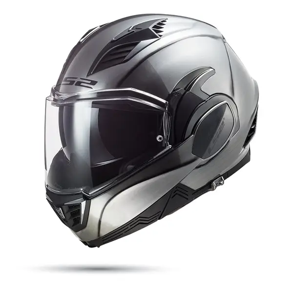 Nón LS2 FF900 Lật Hàm Jeans Titanium (Xám Xước)