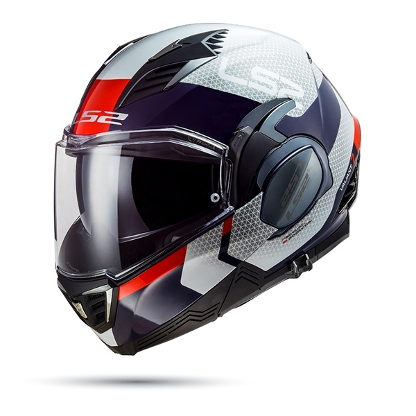 Nón LS2 Lật Hàm FF900 Citius Gloss White Blue