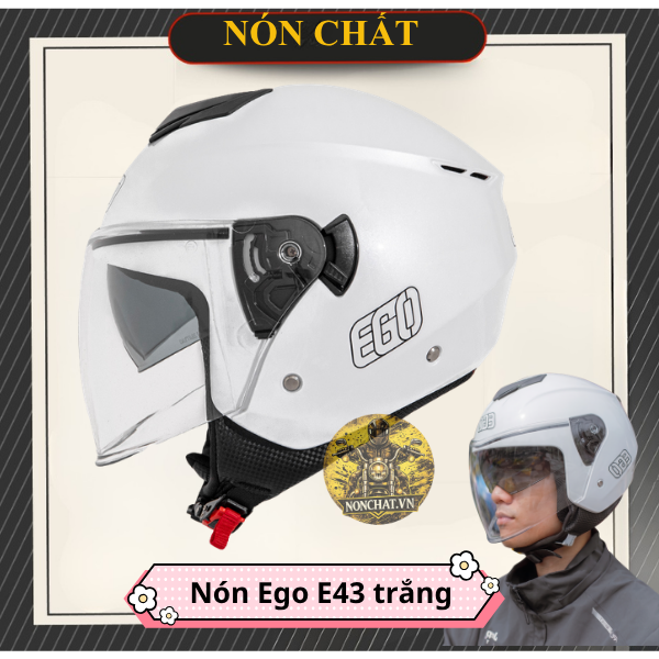 Nón Ego E43 trắng