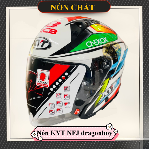 Nón KYT NFJ Kasma Daniel (Dragonboy)