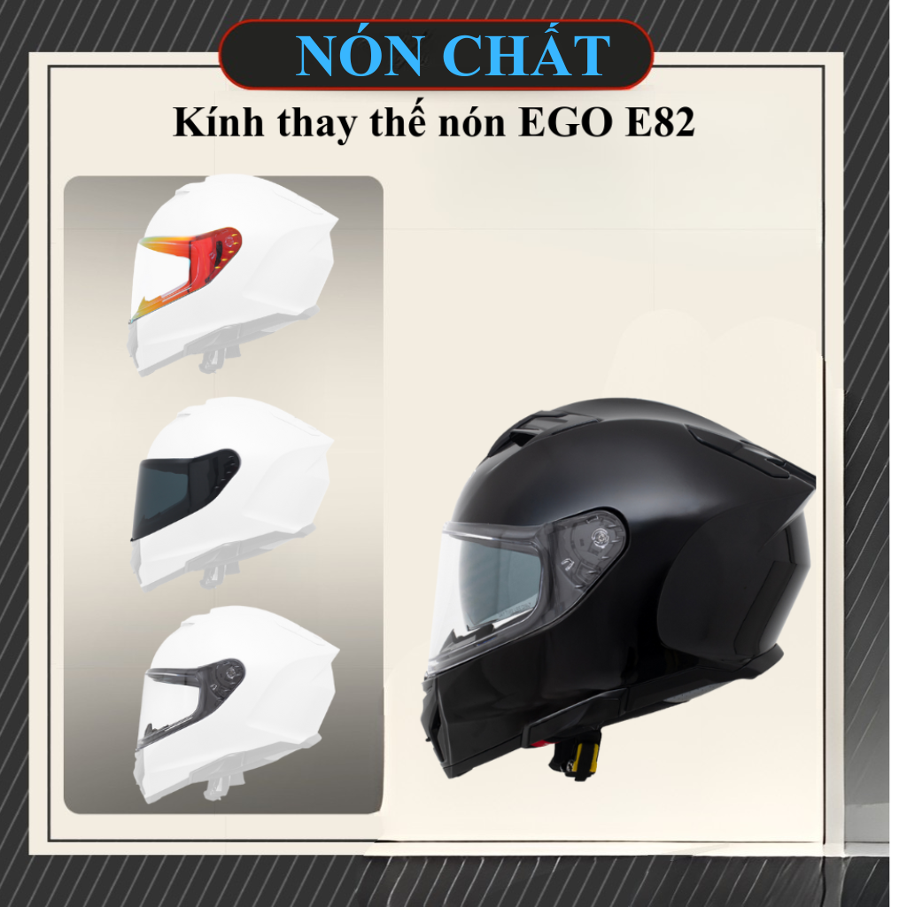Kính thay thế cho nón EGO E82