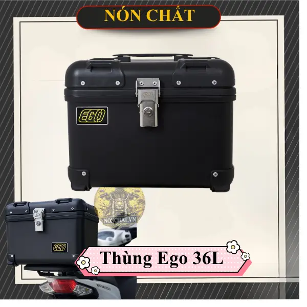 Thùng gắn sau xe máy 36L EGO