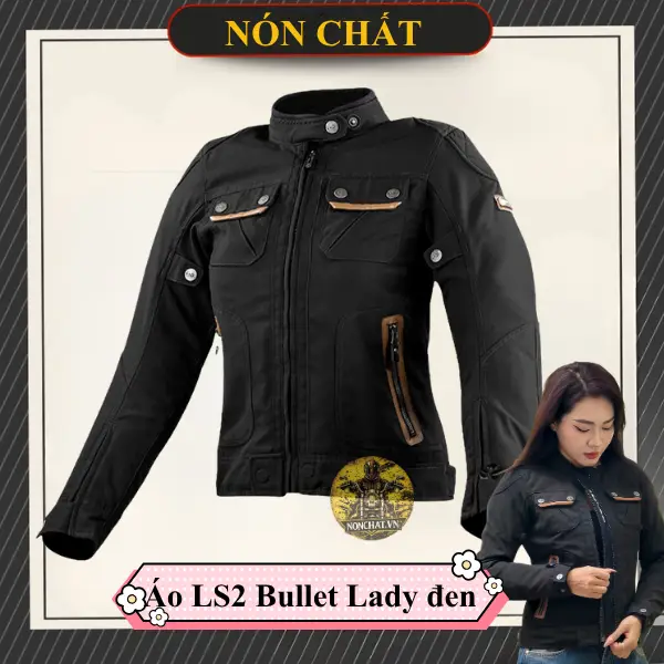 Áo Giáp LS2 Bullet Lady đen