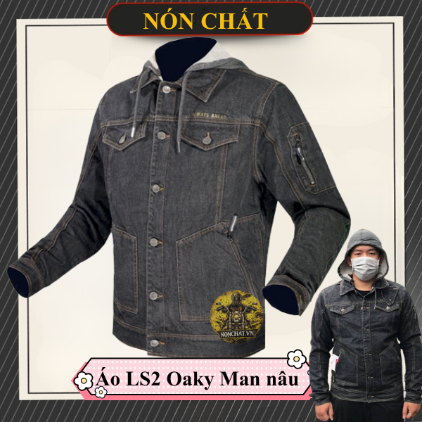 Áo giáp LS2 Oaky Man nâu